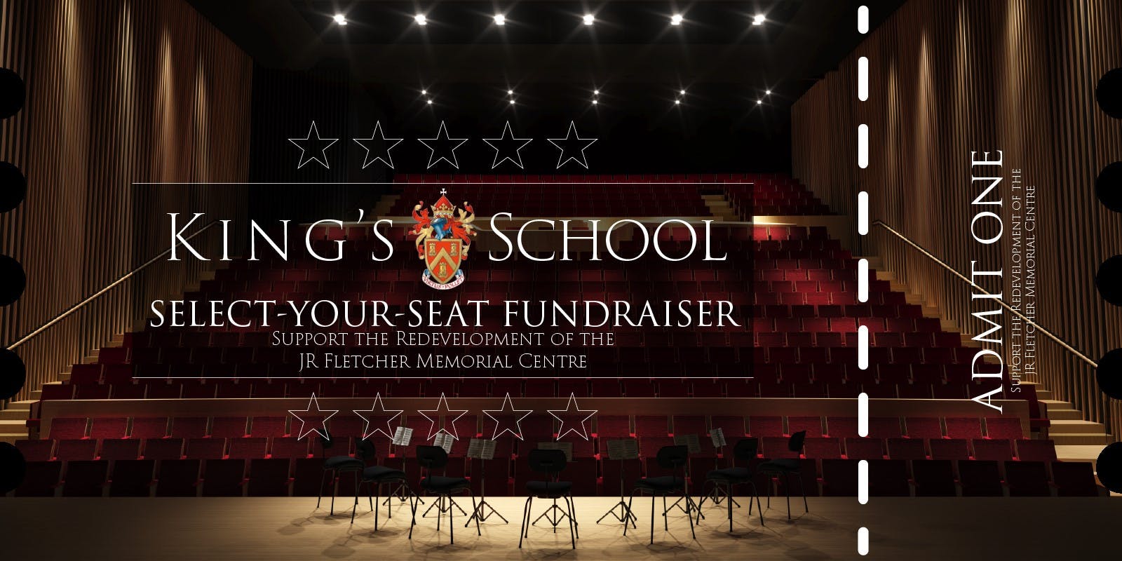 Select-Your-Seat Fundraiser: JR Fletcher Memorial Centre