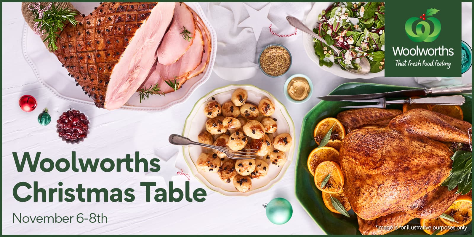 Woolworths Christmas Table