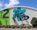 Logo for Fly Palmy Arena
