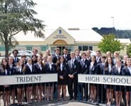 Logo for Trident High School