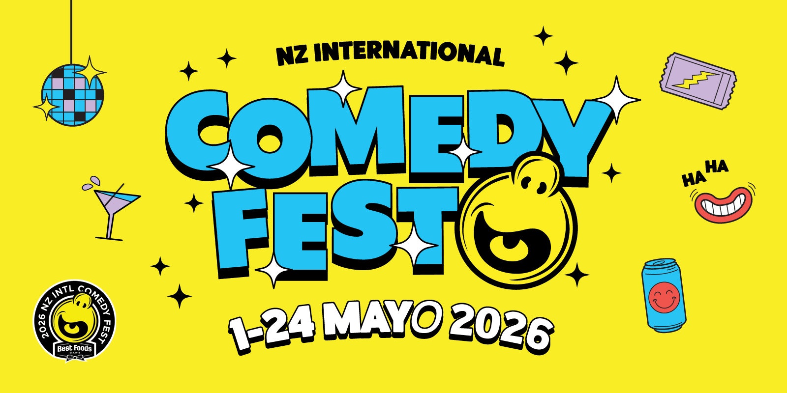 2026 NZ Intl. Comedy Festival with Best Foods Mayo
